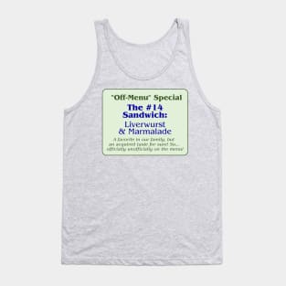 OMITB The Pickle Diner #14 Sandwich Menu Tank Top